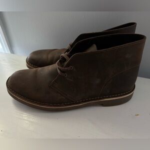 Clark’s Desert Boot Evo Beewax Leather Size 10.5